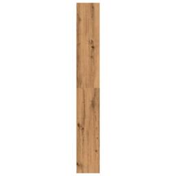 Berkfield Home Bookcase Artisian Oak 80x24x176 cm Engineered Wood in Brown - Size: 80 x 24 x 176 cm - thumbnail 5