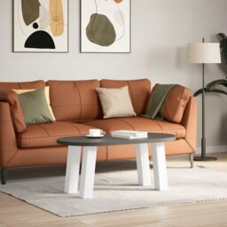 Berkfield Home Coffee Table Legs 4 pcs White 30 cm Steel - thumbnail 3