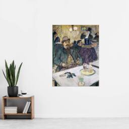 "Artery8 Monsieur Boileau at the Cafe Vintage Wall Art Print Lautrec - Size: W18"" x H24""" - thumbnail 4