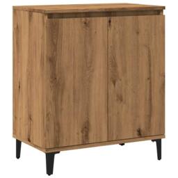 Berkfield Home Sideboard Artisan Oak 60x35x70 cm Engineered Wood in Brown - Size: 60 x 35 x 70 cm - thumbnail 3