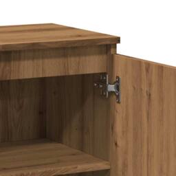 Berkfield Home Sideboard Artisan Oak 60x35x70 cm Engineered Wood in Brown - Size: 60 x 35 x 70 cm - thumbnail 8