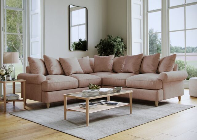 The Great Sofa Company Beatrice 2 Corner 2 Faro Soft Pink