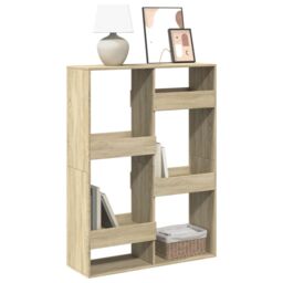 Berkfield Home Bookcase Sonoma Oak 100x33x135 cm Engineered Wood in Brown - Size: 100 x 33 x 135 cm - thumbnail 1