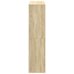 Berkfield Home Bookcase Sonoma Oak 100x33x135 cm Engineered Wood in Brown - Size: 100 x 33 x 135 cm - thumbnail 5