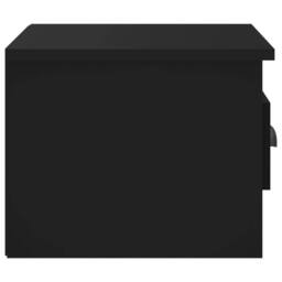 Berkfield Home Elegant Wall-mounted Bedside Cabinet Black 41.5x36x28cm - Size: 41.5x36x28 cm - thumbnail 7