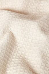 Homescapes Cotton Waffle Blanket Throw - Soft, Breathable & Skin-Friendly in Natural - Size: 250 cm x 230 cm - thumbnail 4