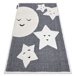 RugsX Modern Children's Rug in Grey - Size: 160 cm x 220 cm - thumbnail 1
