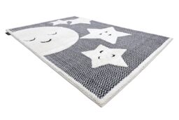 RugsX Modern Children's Rug in Grey - Size: 160 cm x 220 cm - thumbnail 3