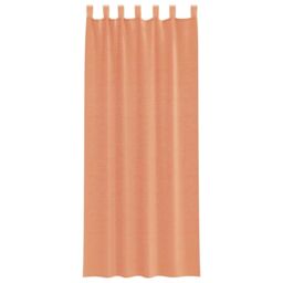 Berkfield Home Voile Curtains with Loops 2 pcs Terracotta 140x260 cm in Brown - thumbnail 4