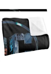 Batman Dc Officially Licensed Silky Touch Super Soft Throw Blanket 152x127 cm in White - thumbnail 3