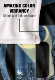 Batman Dc Officially Licensed Silky Touch Super Soft Throw Blanket 152x127 cm in White - thumbnail 4