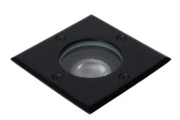 Lucide 'BILTIN' Dimmable Stylish Modern Outdoor Recess Deck Light 1xGU10 in Black - thumbnail 2