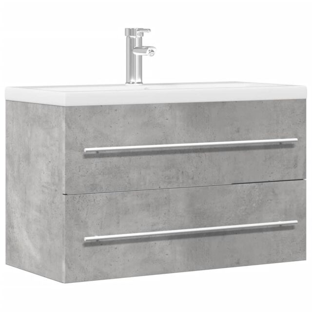 Berkfield Home Sink Cabinet Artisian Oak 80x38.5x48 cm Engineered Wood in Brown - image 1