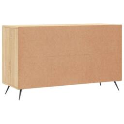 Berkfield Home Sideboard Sonoma Oak 100x36x60 cm Engineered Wood in Light Brown - Size: 100 x 36 x 60 cm - thumbnail 8