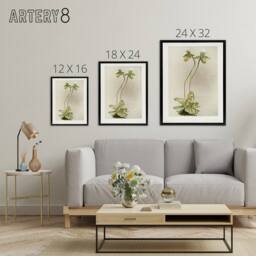 "Artery8 F Sander Cypripedium Lawrenceanum Hyeanum Orchid Framed Canvas Art - Size: W12"" x H16""" - thumbnail 4
