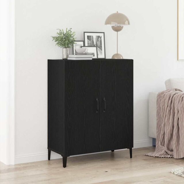 Berkfield Home Sideboard Black Oak 69.5x34x90 cm Engineered Wood - image 1