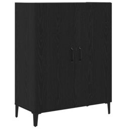 Berkfield Home Sideboard Black Oak 69.5x34x90 cm Engineered Wood - thumbnail 2