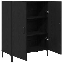 Berkfield Home Sideboard Black Oak 69.5x34x90 cm Engineered Wood - thumbnail 4