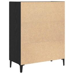 Berkfield Home Sideboard Black Oak 69.5x34x90 cm Engineered Wood - thumbnail 7