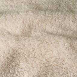 OHS Cable Knit Fleece Duvet Cover Set Warm Reversible Bedding in Cream - Size: Double - thumbnail 6