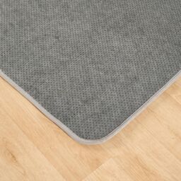 OHS Filled Microplush Rug Large Area Mat Carpet Living Room in Silver - Size: 160 cm x 230 cm - thumbnail 5
