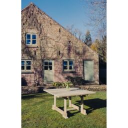 Churnet Valley Garden Furniture Ltd Ergo 8 Seater Square Table - Wood - Partially Assembled in Brown - thumbnail 2
