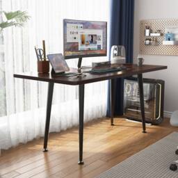 EONLION 1 Set Industrial Steel Table Base in Black - Size: 100 cm
