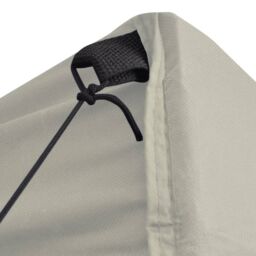 Berkfield Home Professional Folding Party Tent with 4 Sidewalls 2x2 m Steel Cream in Beige - thumbnail 5