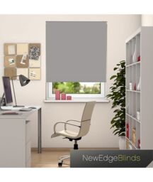 New Edge Blinds Thermal Blackout Roller Blinds 175cm Drop x Width 120cm Light Grey - Size: 160m width x 175 cm drop - thumbnail 2