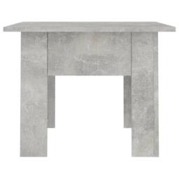 Berkfield Home Coffee Table Concrete Grey 55x55x42 cm Engineered Wood - Size: 55 x 55 x 42 cm - thumbnail 5