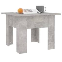 Berkfield Home Coffee Table Concrete Grey 55x55x42 cm Engineered Wood - Size: 55 x 55 x 42 cm - thumbnail 4