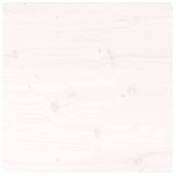 Berkfield Home Table Top White 40x40x2.5 cm Solid Wood Pine Square - thumbnail 5