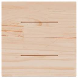 Berkfield Home Table Top White 40x40x2.5 cm Solid Wood Pine Square - thumbnail 4