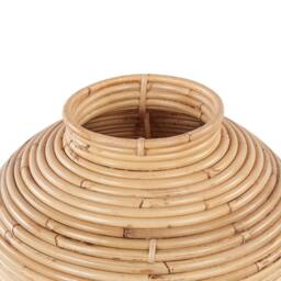Wyld and Coco Natural Rattan Vase 70cm - Boho Rustic Decor - thumbnail 6
