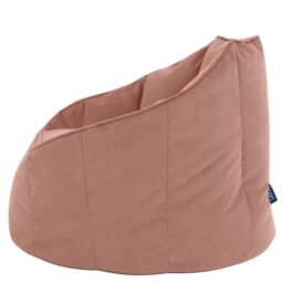 icon Sirena Velvet Accent Bean Bag Chair in Dusty Pink - thumbnail 6
