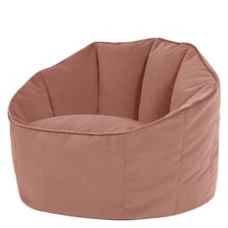 icon Sirena Velvet Accent Bean Bag Chair in Dusty Pink - thumbnail 5