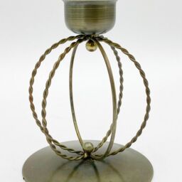 Minster 13 Inch Candle Holder - L14 x W14 x H40 cm - Gold - Size: 1 Pack - thumbnail 5