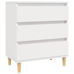 Berkfield Home Sideboard White 60x35x70 cm Engineered Wood - Size: 60 x 35 x 70 cm - thumbnail 3