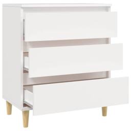 Berkfield Home Sideboard White 60x35x70 cm Engineered Wood - Size: 60 x 35 x 70 cm - thumbnail 7