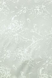 Dreams & Drapes 'Jasmine' Floral Jacquard Duvet Cover Set in Green - Size: Single - thumbnail 3