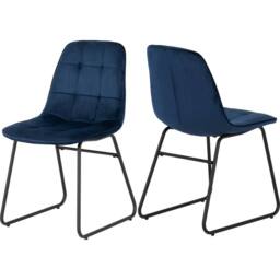 Seconique Modena Dining Set with Lukas Chairs in Blue - thumbnail 7