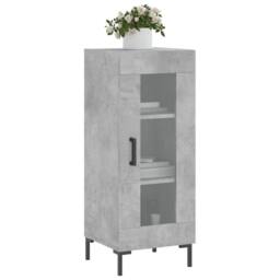 Berkfield Home Sideboard Concrete Grey 34.5x34x90 cm Engineered Wood - thumbnail 3