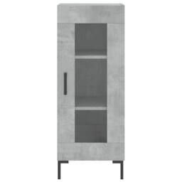 Berkfield Home Sideboard Concrete Grey 34.5x34x90 cm Engineered Wood - thumbnail 5