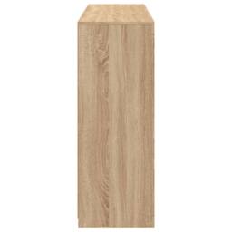 Berkfield Home Sideboards with LED Lights 3 pcs Sonoma Oak Engineered Wood in Light Tan - thumbnail 9