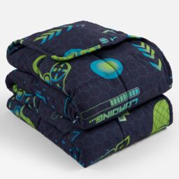 OHS Gaming Weighted Blanket Soft Throw Anxiety Stress Relief Sleep in Dark Navy - thumbnail 6
