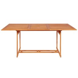 Berkfield Home 7 Piece Garden Dining Set Solid Teak Wood in Brown - thumbnail 3