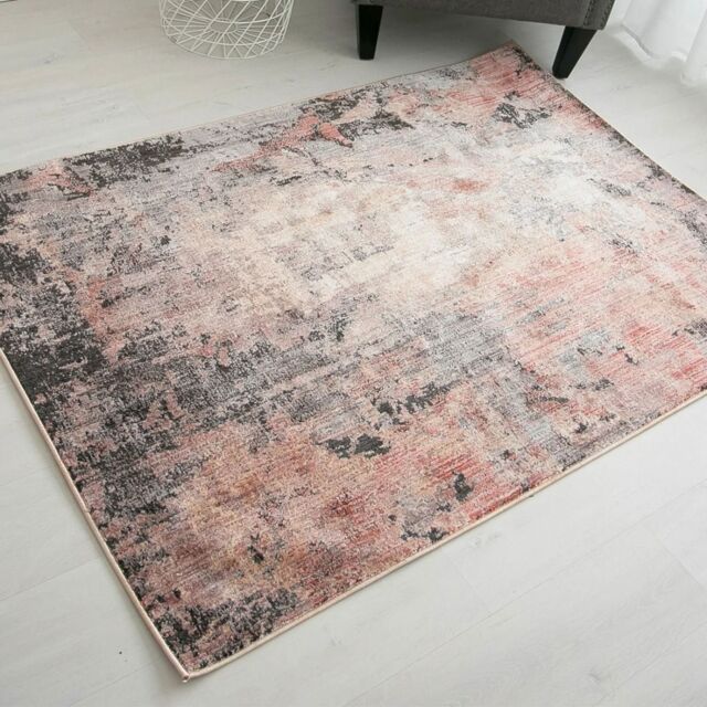 The Rug Shop UK Pink Traditional Abstract Polypropylene Easy To Clean Rug - Size: 200 cm x 290 cm - image 1