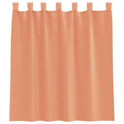Berkfield Home Voile Curtains with Loops 2 pcs Terracotta 140x140 cm in Orange - thumbnail 4