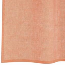 Berkfield Home Voile Curtains with Loops 2 pcs Terracotta 140x140 cm in Orange - thumbnail 6