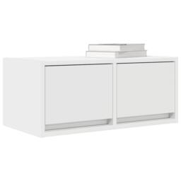 Berkfield Home TV Cabinet White 60x31x25.5 cm Engineered Wood - thumbnail 4